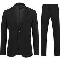 Allthemen Anzug (2 tlg, Sakko & Hose) Herren Businessanzug Slim Fit Herrenanzug mit 2 Knöpfe von Allthemen