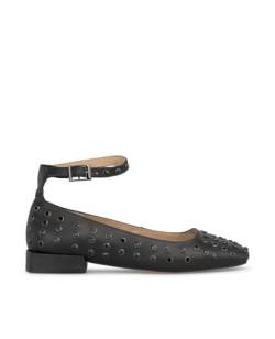 Alma en Pena. Flache Ballerinas aus Leder für Damen., Schwarz , 36 EU von Alma en Pena