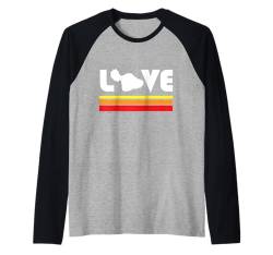 Love Maui Hawaiian Aloha Hawaii Retro Raglan von Aloha Gift Box