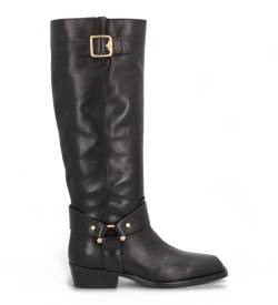 Alpe für Damen. 529117 Manzoni Lederstiefel schwarz (39), 3 bis 5 cm, Reißverschluss, Lässig von Alpe