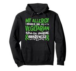 Alpha-Gal-Syndrom Pullover Hoodie von Alpha-Gal Syndrome Awareness