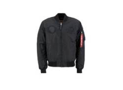 Bomberjacke ALPHA INDUSTRIES "Alpha Industries Men - Bomber Jackets MA-1 VF NASA" Gr. M, schwarz (all black) Herren Jacken Übergangsjacken von Alpha Industries