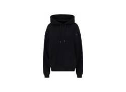 Hoodie ALPHA INDUSTRIES "Alpha Industries Women - Hoodies Alpha Essentials RL Hoody Wmn" Gr. M, schwarz (black) Damen Sweatshirts -jacken von Alpha Industries