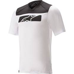 Alpinestars Unisex Drop 4.0 Jersey-Short Sleeve Hemd, Schwarz/Weiß, L von Alpinestars