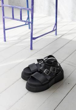 Altercore - Driada Vegan Black - Girl Sandalen - Schwarz - EU 40 - Synthetic/Synthetic/Gummi,Kunstleder von Altercore