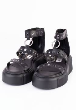 Altercore - Piper Vegan Black - Girl Sandalen - Schwarz - EU 37 - Synthetic/Synthetic/Gummi,Kunstleder von Altercore