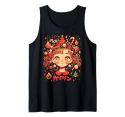 Weihnachtsbaum Pastell Anime Girl Waifu Sweet Holiday Kawaii Tank Top von Alternative Christmas Manga Japan Anime Woman co.