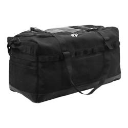 Amagogo 80L Reisetasche, Camping-Aufbewahrungstasche, Werkzeug-Tragetasche zum Wandern, Kochgeschirr, verschleißfest, 25,6 x 13,7 x 13,7 Zoll, multifunktional, Schwarz von Amagogo