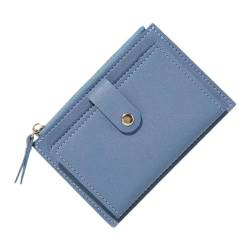 Amagogo Kleine Brieftasche, modisch, leicht, Kartenhalter für Damen und Herren, Blau von Amagogo