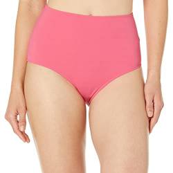 Amazon Essentials Damen Badehose mit hoher Taille (erhältlich in Übergröße), Intensive Rosa, 36 von Amazon Essentials