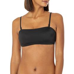 Amazon Essentials Damen Bandeau-Badeoberteil (in Übergröße erhältlich), Verwaschenes Schwarz, 6XL Große Größen von Amazon Essentials