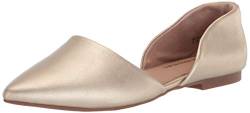 Amazon Essentials Damen Flache d'Orsay-Ballerinas, Gold, 36.5 EU von Amazon Essentials