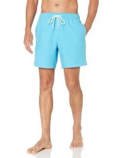 Amazon Essentials Herren Badehose, Schnell Trocknend, 18 cm, Aquablau, XXL von Amazon Essentials