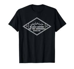 Erkunden Sie das Abenteuer des Black Canyon im Gunnison-Nationalpark T-Shirt von American Natural Outdoor Wilderness