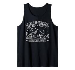 Redwood National Park Explore Adventure Camp Zelt Mountain Tank Top von American Natural Outdoor Wilderness