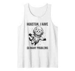 Cat Dad Mom Space - Houston Problem American Kurzhaar Tank Top von American Shorthair Gift for Men, Women, Dad & Mom