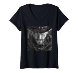 Damen Cooler Cowboy, Texas, Super Cowboy T-Shirt mit V-Ausschnitt von Amerika und Texas