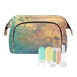 Amooorous Bunte Illusions Dreams Make-up-Tasche, leichte Kosmetiktasche für Damen, Reise-Make-up-Tasche für Reise-Kosmetik, Bunte Illusions Dreams, 1 size von Amooorous