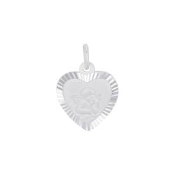 Amor Motivanhänger 925 Sterling Silber Damen Anhänger, Silber, Engel, Kommt in Schmuck Geschenk Box, 2017565 von Amor