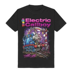 Electric Callboy Choo Choo T-Shirt (DE/NL/SE/PL, Alphanumerisch, L, Regular, Regular, Black) von Amplified