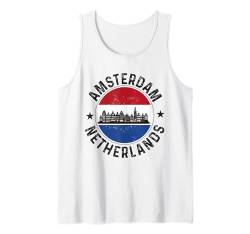 Amsterdam Souvenir Niederlande Skyline Holland Tank Top von Amsterdam Netherlands Souvenir Clothing Apparel