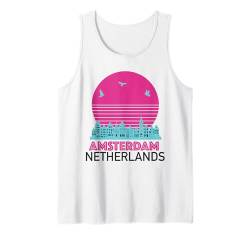 Amsterdam Souvenir Niederlande Skyline Holland Tank Top von Amsterdam Netherlands Souvenir Clothing Apparel