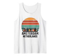 Amsterdam Souvenir Niederlande Skyline Holland Tank Top von Amsterdam Netherlands Souvenir Clothing Apparel