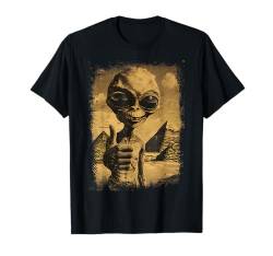 Alien Kopf Ancient Daumen Hoch Pyramide Sci-Fi Ägypten T-Shirt von Ancient Antike Aliens Geschenk