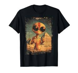 Alien Kopf Ancient Daumen Hoch Pyramide Sci-Fi Ägypten T-Shirt von Ancient Antike Aliens Geschenk