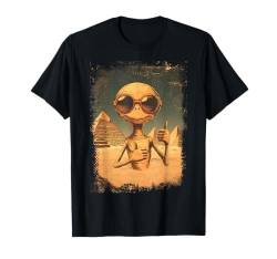 Alien Kopf Ancient Daumen Hoch Pyramide Sci-Fi Ägypten T-Shirt von Ancient Antike Aliens Geschenk