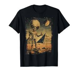 Alien Kopf Ancient Daumen Hoch Pyramide Sci-Fi Ägypten T-Shirt von Ancient Antike Aliens Geschenk