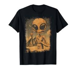 Alien Kopf Ancient Daumen Hoch Pyramide Sci-Fi Ägypten T-Shirt von Ancient Antike Aliens Geschenk