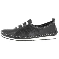 Andrea Conti Damen Schnürer Sneaker, schwarz, 38 EU von Andrea Conti