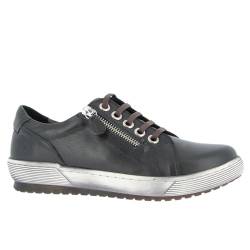 Andrea Conti Damen Schnürer Sneaker, schwarz, 40 EU von Andrea Conti