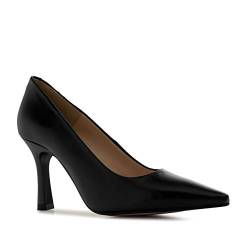 Andrés Machado - Business High Heels für Junge Frauen aus Glattleder - Aurora - Elegante Damenschuhe mit Absatz Stilettos High Heels für den Sommer - Schwarz EU 35 von Andrés Machado