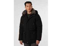 Andrew James Parka Herren, schwarz von Andrew James