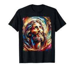 Jesus Christus Design T-Shirt von Angel Jesus God Christian Religion Clothing