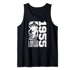 Angler Jahrgang 1955 geboren Geburtstag Zubehör Angeln Tank Top von Angeln und Zubehör Geschenke Shirts