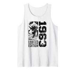 Angler Jahrgang 1963 geboren Geburtstag Zubehör Angeln Tank Top von Angeln und Zubehör Geschenke Shirts