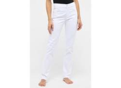Straight-Jeans ANGELS "CICI" Gr. 46, Länge 30, weiß (white) Damen Jeans Röhrenjeans in Slim Fit-Passform von Angels