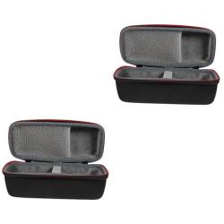 Angoily 2St Aufbewahrung Tasche elektronisches Gehäuse tragbare Lautsprecher aufbewahrungsbeutel travel Wireless soundbar Reisezubehör tragbarer Lautsprecher kabelloses Audiogehäuse von Angoily