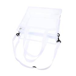 Angoily 2St transparente PVC-Tasche Reisebrieftasche die Tragetasche für Damen Geldbörsen Umhängetasche Damen geldbörse Klarsichttaschen für Frauen Kreuztasche draussen von Angoily