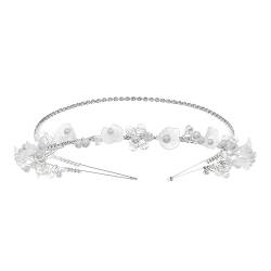 Angoily Haarschmuck Für Die Braut Hochzeit Blumenstirnband Perle Hochzeit Blatt Stirnband Kristallblume Braut-strass-stirnband Ausgabekarte Abs Brautjungfer Europäisch Und Amerikanisch von Angoily