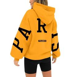 Angxiwan Must Haves Aesthetic Kapuzenjacke Damen mit Reissverschluss Kapuzenpullover Outdoor Loungewear mit Tasche Sportbekleidung Löwenzahn Strickjacke Soft Langarmshirt Must Haves Aesthetic von Angxiwan