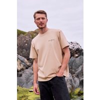 Chase Herren Bio-Baumwoll T-Shirt - Beige von Animal