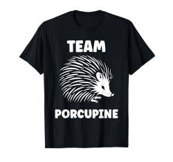 Humor Simple minimalist cute rodent team Porcupine T-Shirt von Animals Rodent minimalist Funny Porcupine