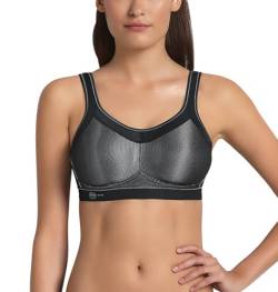 Anita Active Damen Bügelloser BH 5529, Schwarz (Schwarz 001) , 90F von Anita