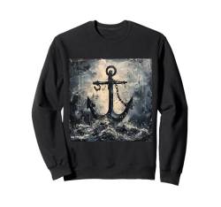 Anker T-Shirt Seemann & Kapitän Design Segeln Motorboot Sweatshirt von Anker Seemann & Kapitän Shop IBK