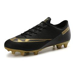 Fußballschuhe Herren Damen High-Top Spikes Stollen Jugendliche Erwachsene Trainingsschuhe Professionelle Outdoor Sport FootballSchuhe,S6,EU41 von Aoikoy