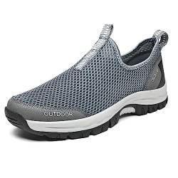 Herren Outdoor Fitnessschuhe Atmungsaktive Mesh Schuhe Slipper Sportschuhe Sneaker Turnschuhe Laufschuhe Pumps Aquaschuhe Badeschuhe Strandschuhe Größe 39-48 von Aoikoy